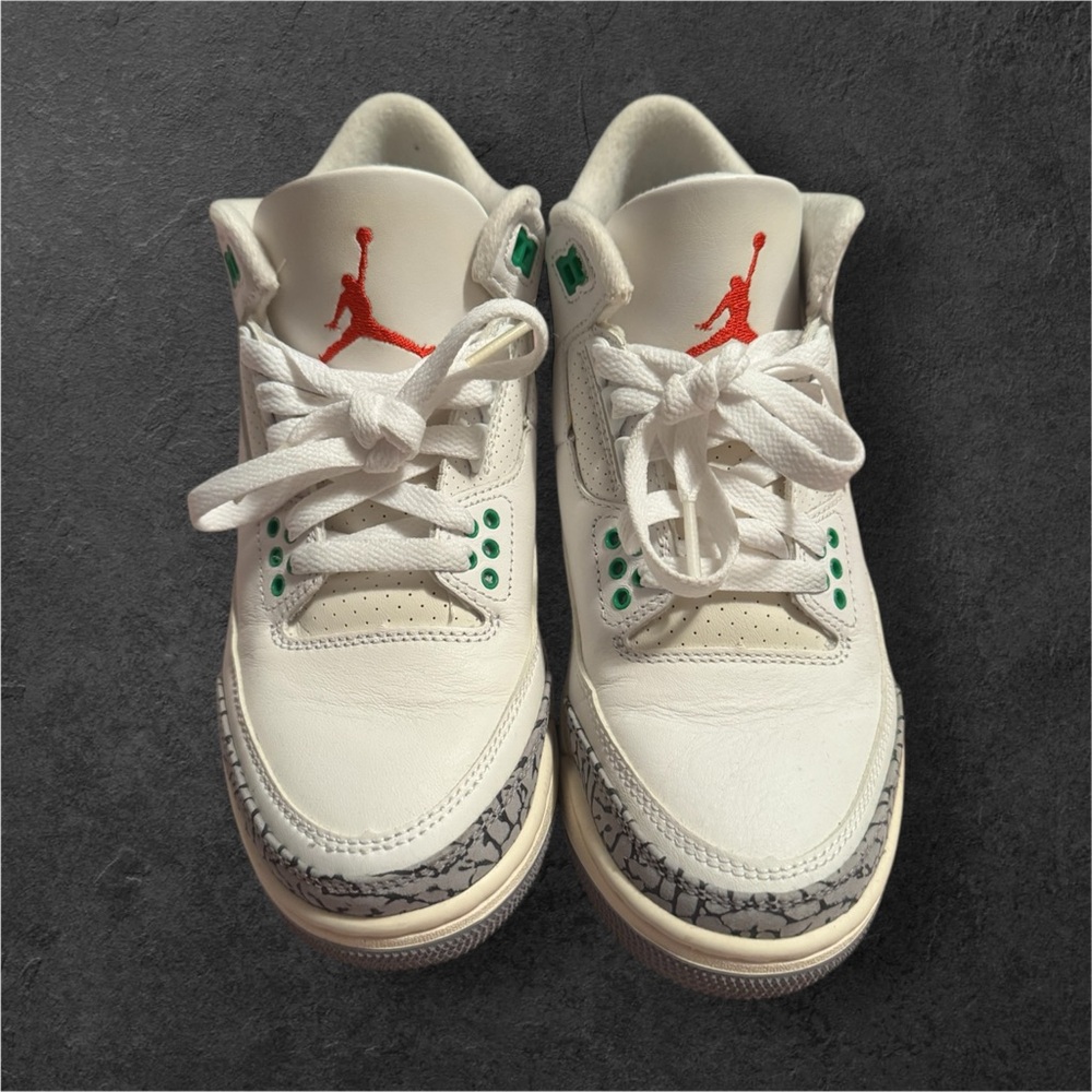 Air Jordan 3 Retro “Lucky Green” – Worn Once - Picture 2 of 9